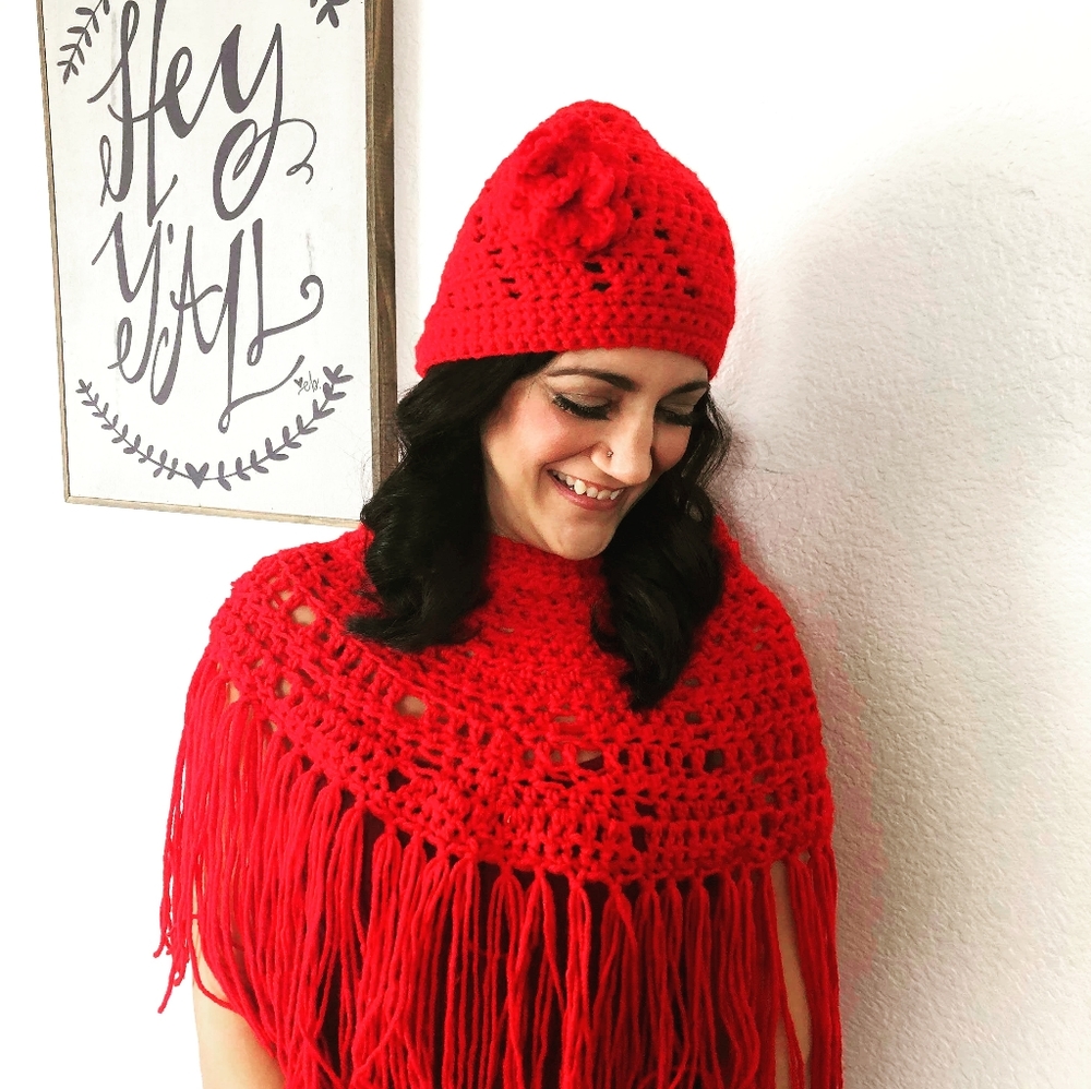 Originally custom hand created Shawels and beanies